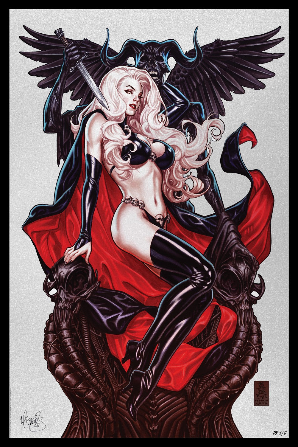 Lady Death: Blasphemy Anthem Coffin Comics (Art Print)