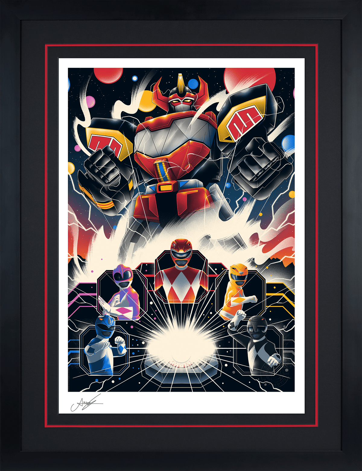 Mighty Morphin Power Rangers! (Art Print)