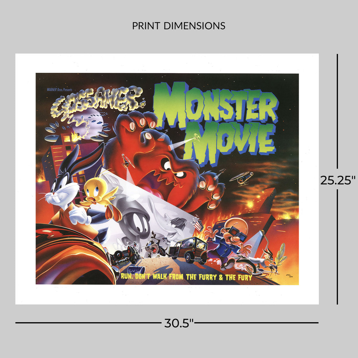 Monster of a Star Looney Tunes (Movie Poster)