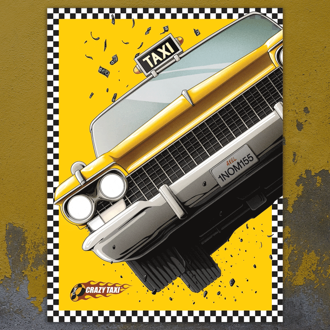 Crazy Taxi (Art Print)