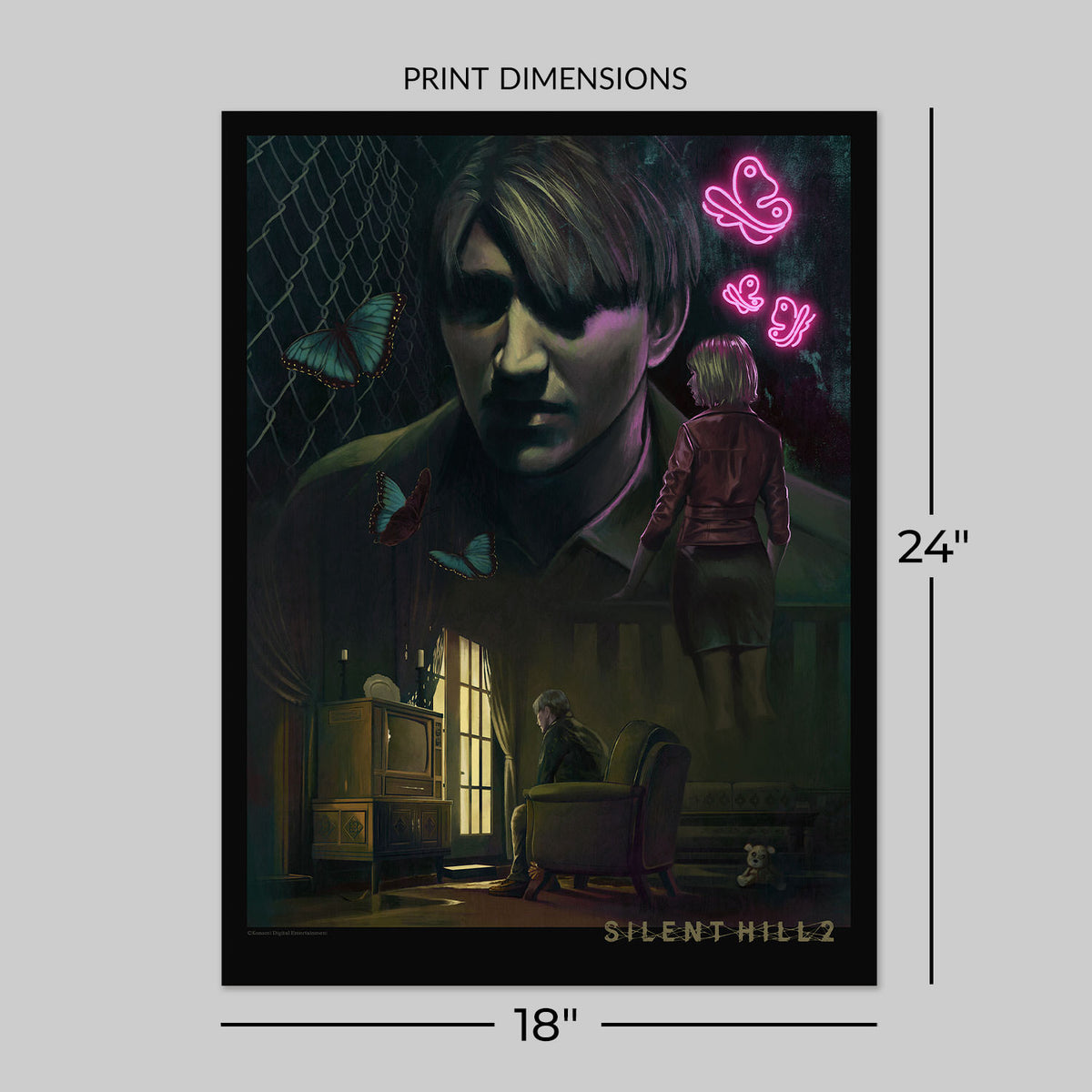Silent Hill 2 (Remake) James Sunderland (Art Print)