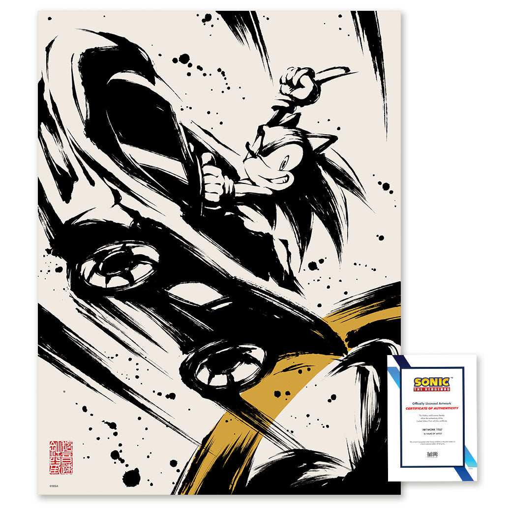 Sonic Racing: CrossWorlds Sonic the Hedgehog (Art Print)