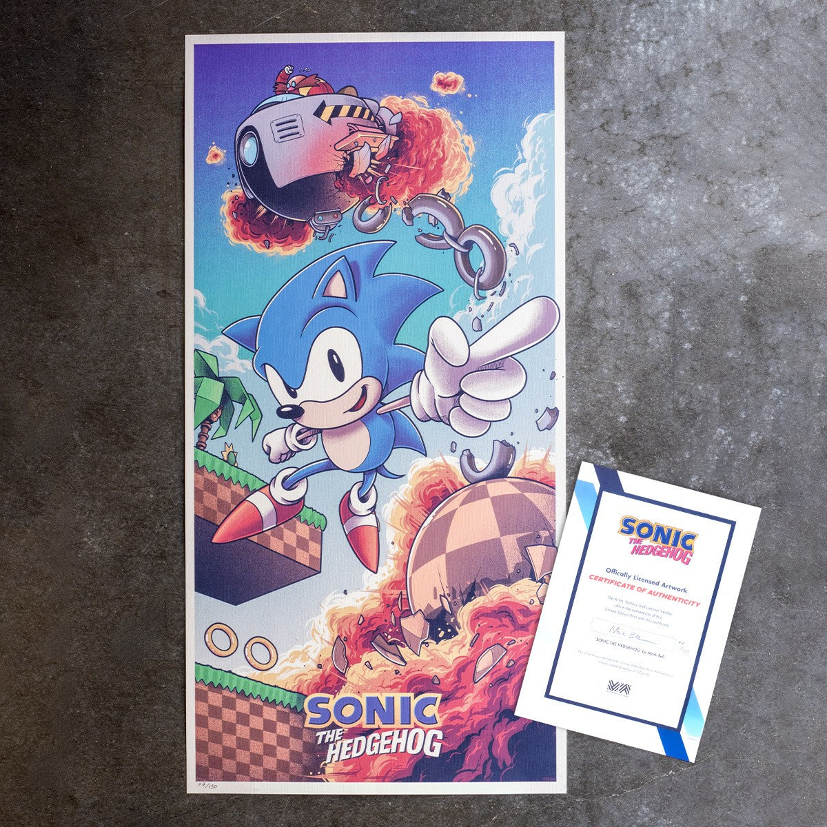 Sonic the Hedgehog (Art Print)