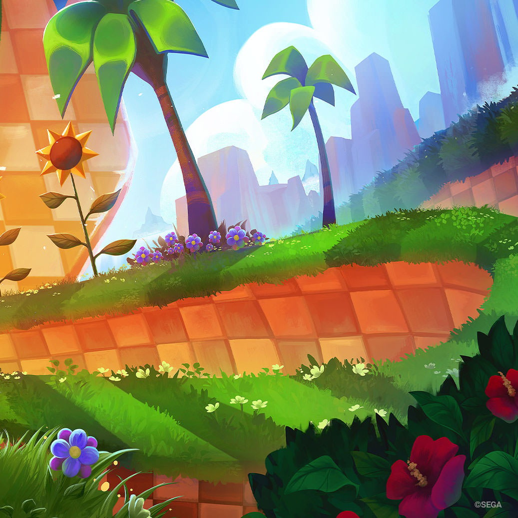 Sonic the Hedgehog: First Loop-de-Loop (Art Print)