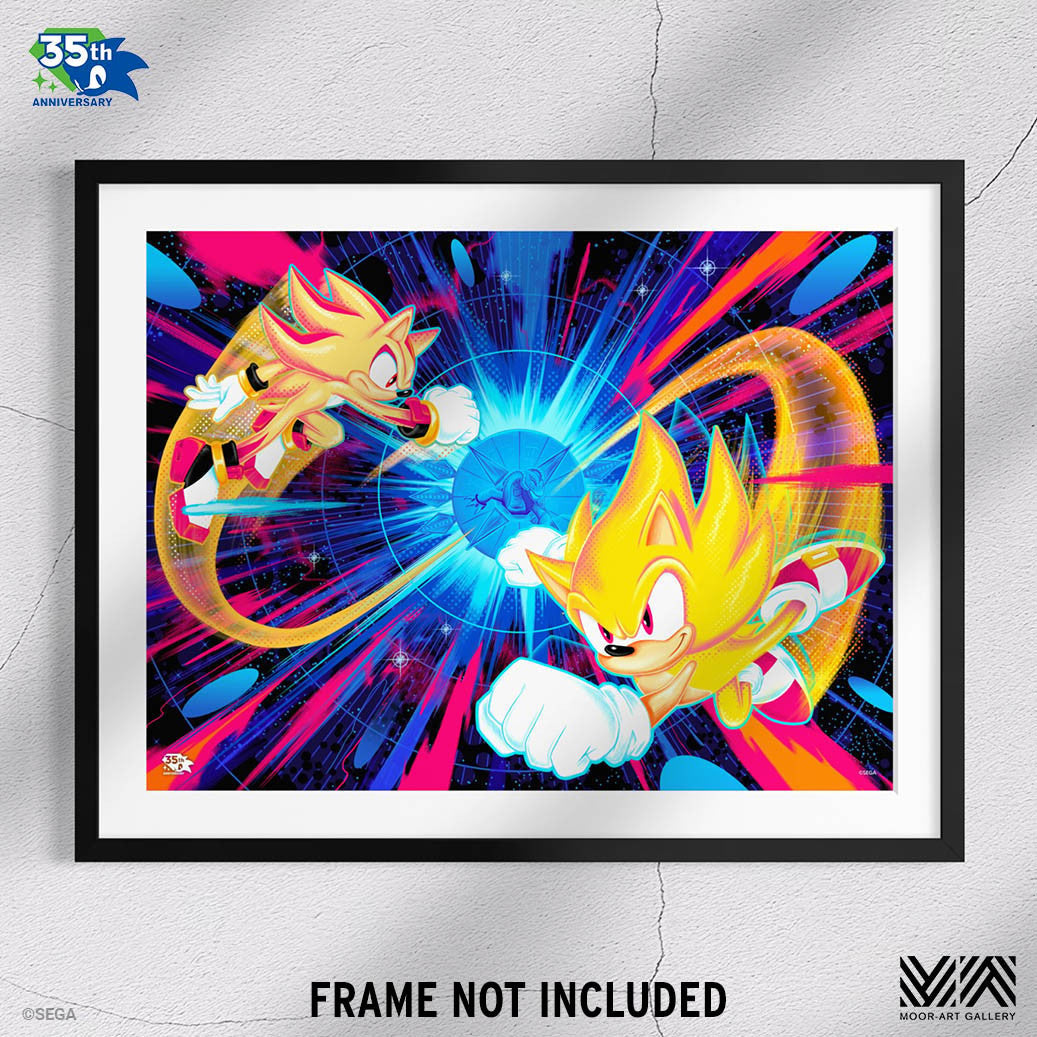 Sonic the Hedgehog: Live and Learn Sonic Shadow (Art Print)