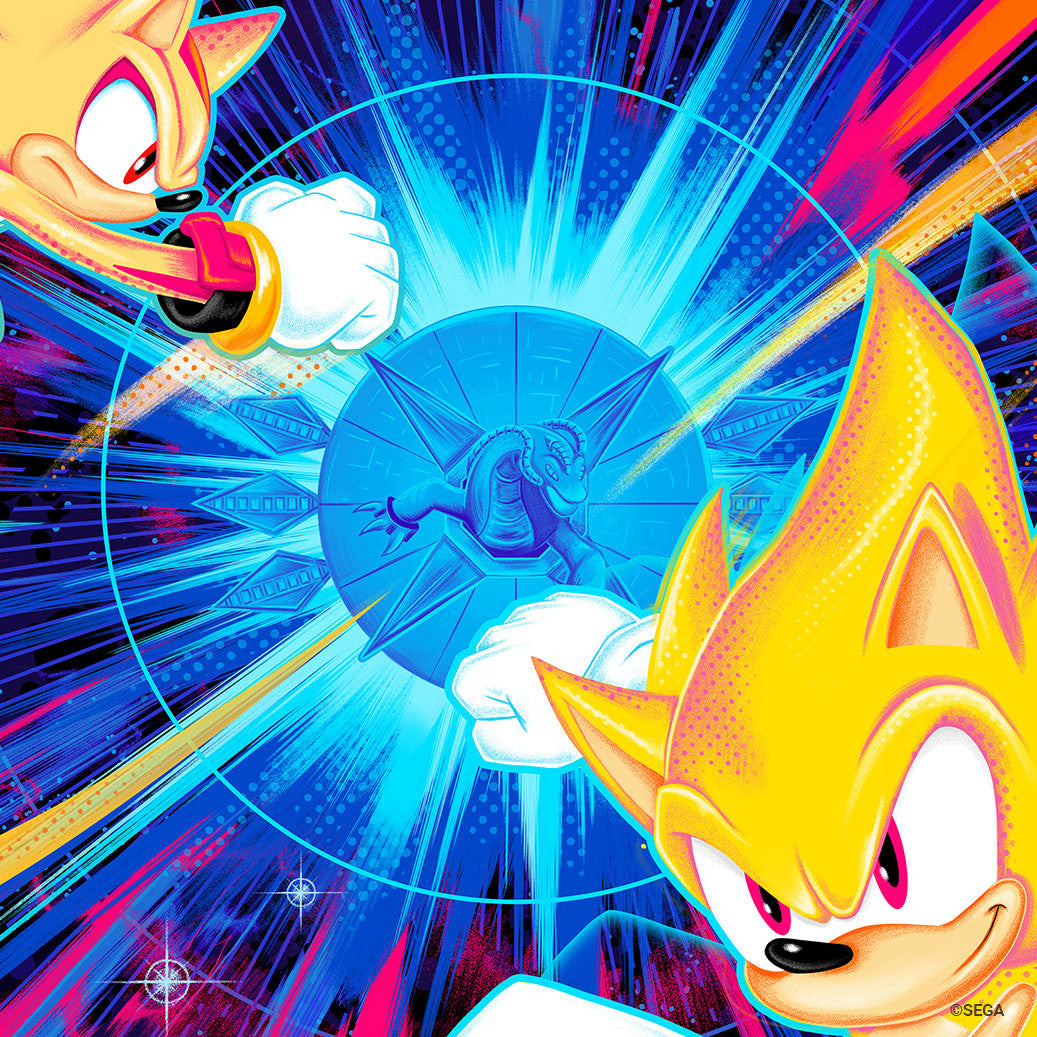 Sonic the Hedgehog: Live and Learn Sonic Shadow (Art Print)