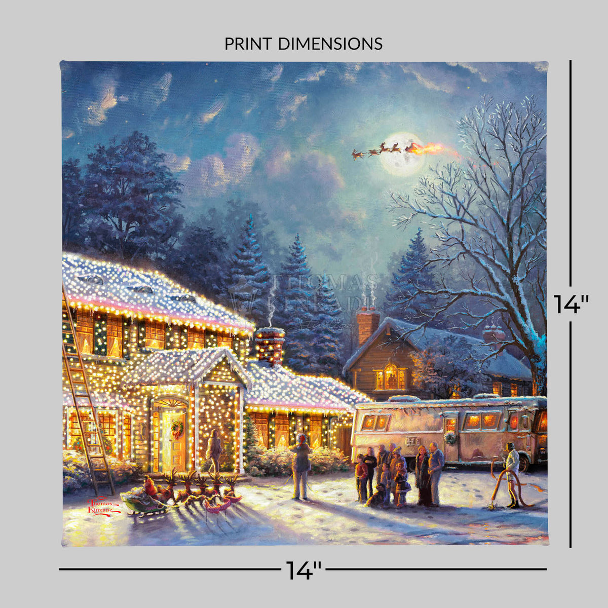 National Lampoon's Christmas Vacation Clark Griswold (Art Print)