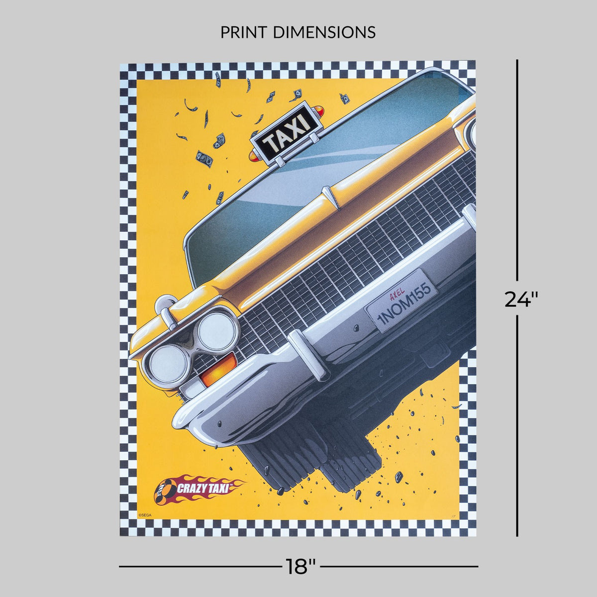 Crazy Taxi (Art Print)