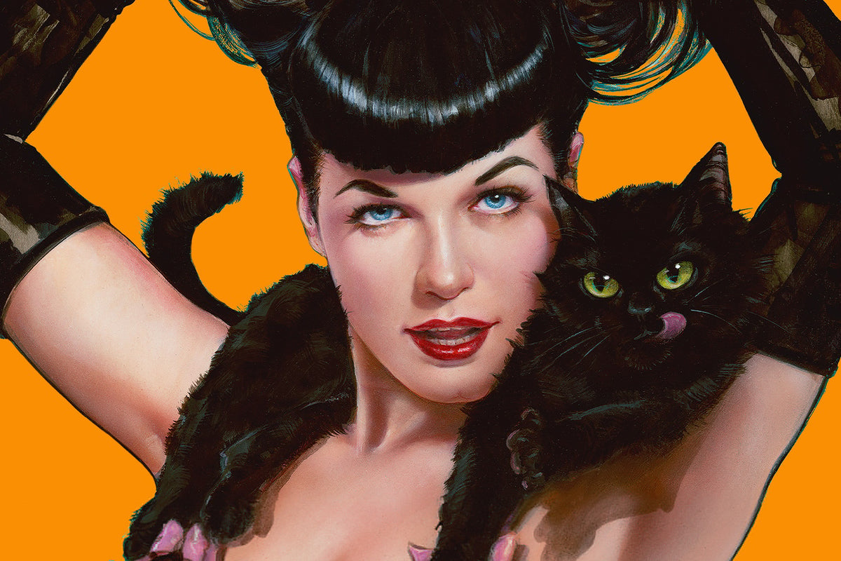 Bettie Page: Irving Claws (Art Print)