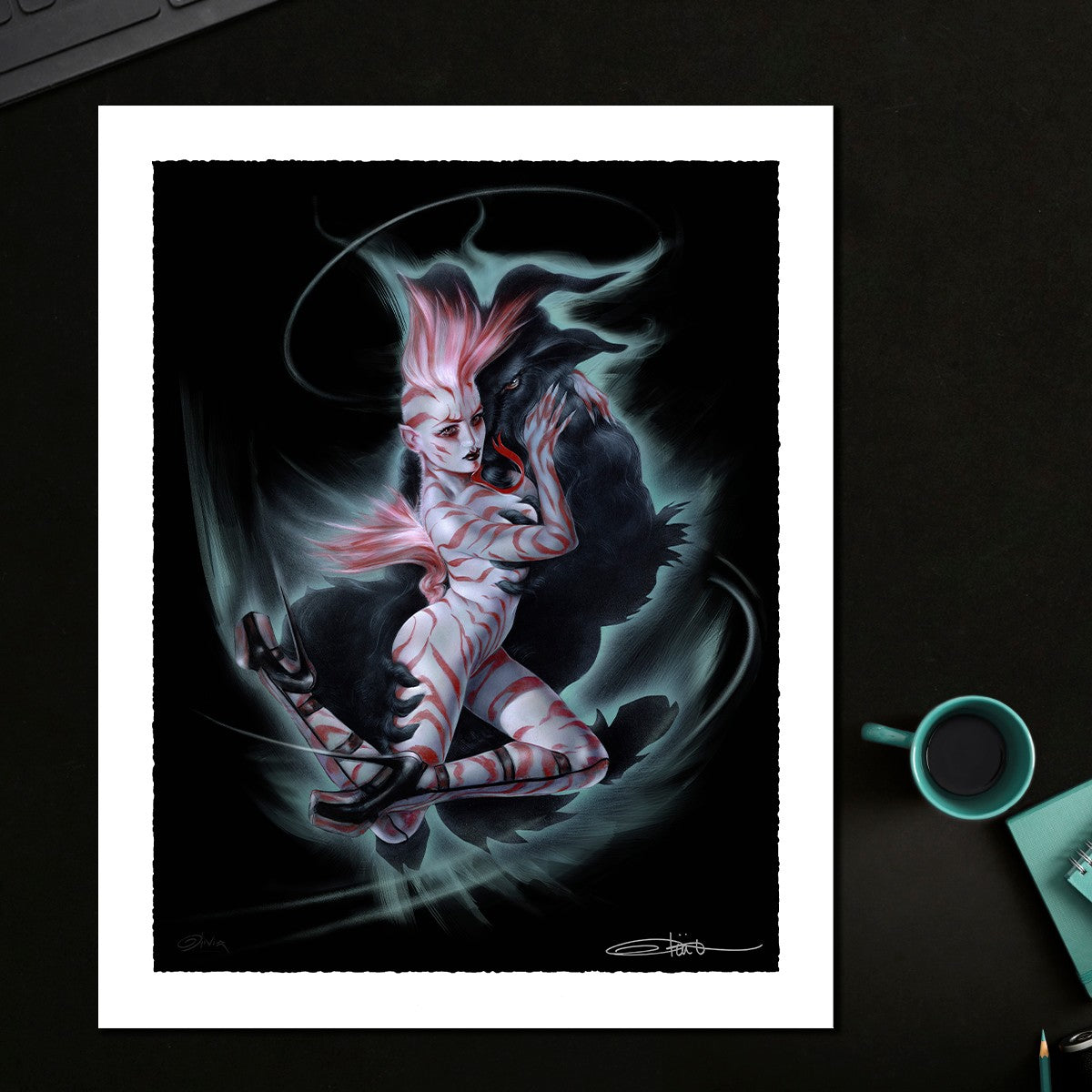 Dancing with the Devil Olivia De Berardinis (Art Print)