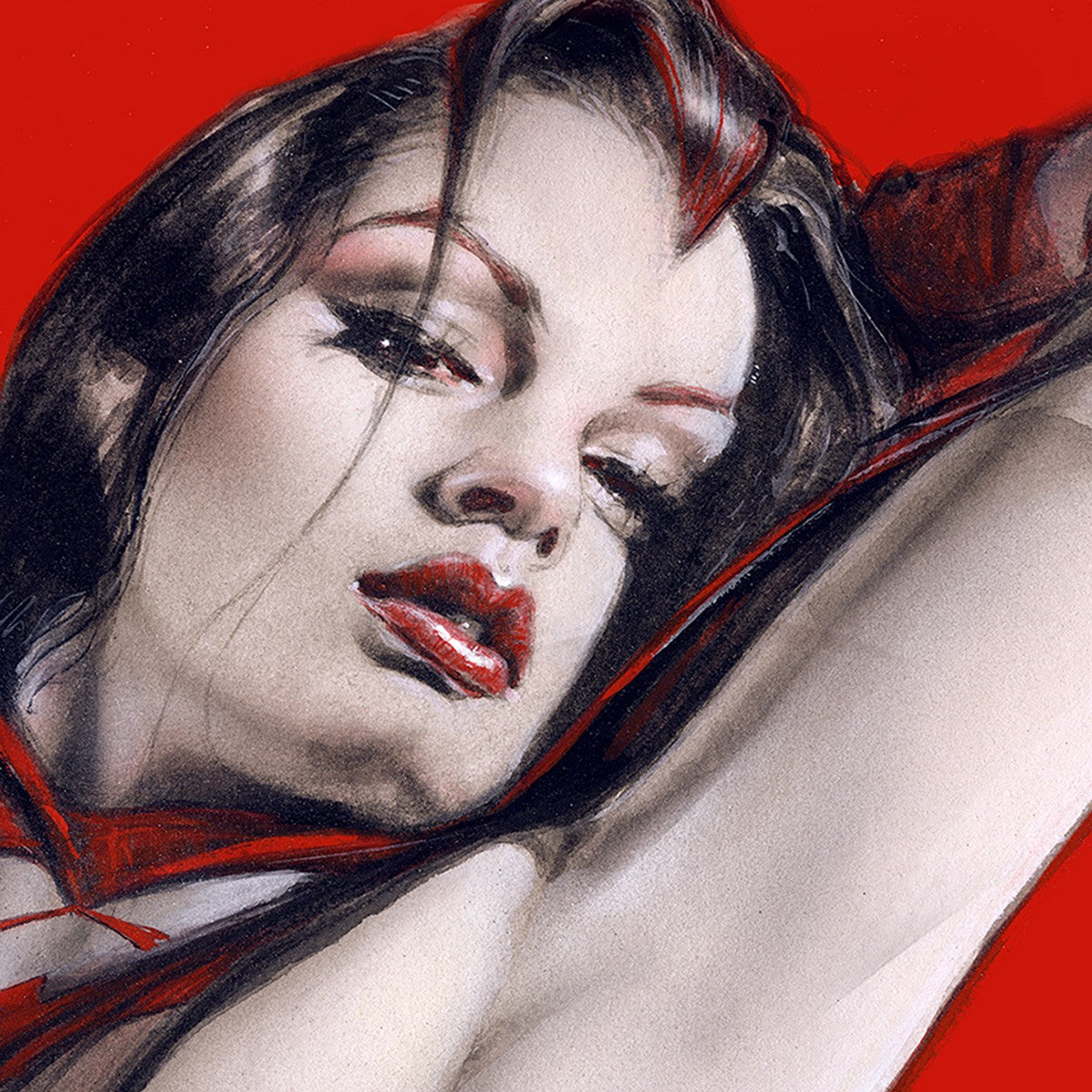 Vamparia Olivia De Berardinis (Art Print)
