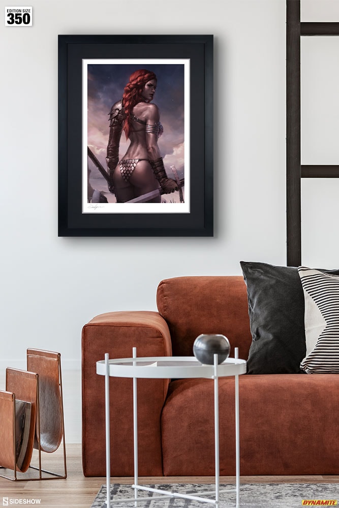 Red Sonja: Birth of the She-Devil (Pre-Battle Version) Dynamite (Art Print)