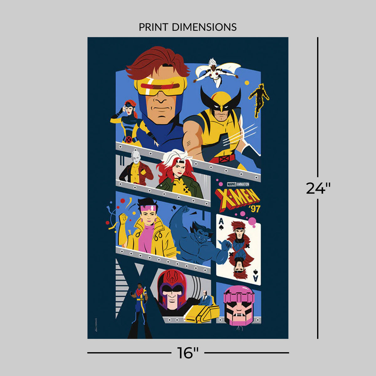 Roll Call '97 Marvel (Art Print)