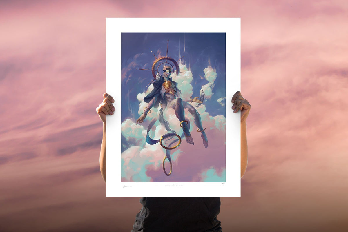 Sahaqiel: In the Great Expanse Angelarium (Art Print)