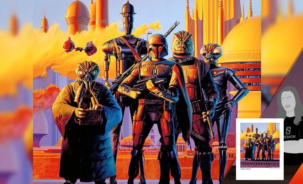 Scourge of the Galaxy Star Wars Boba Fett IG-88 (Art Print)