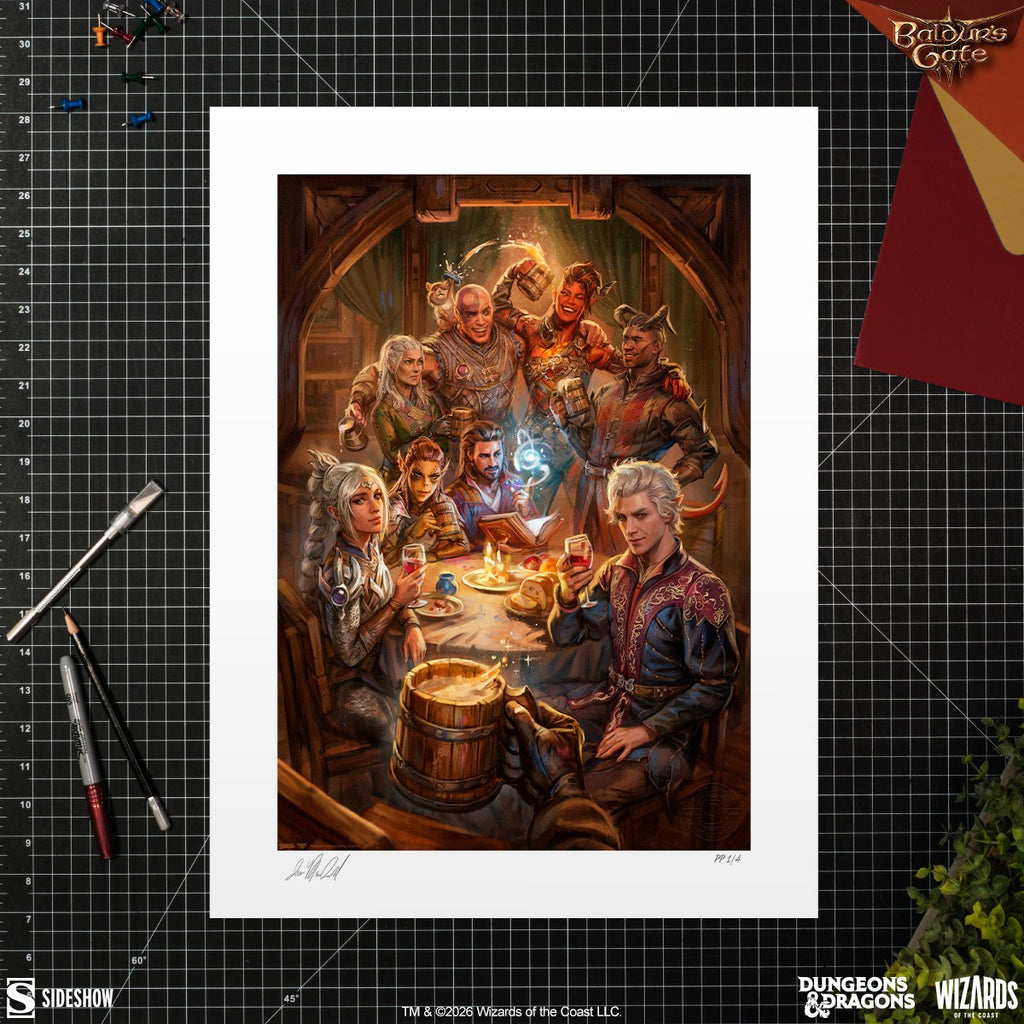 Baldur's Gate III: The Elfsong Tavern (Art Print)