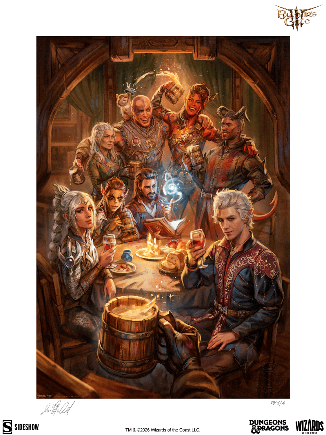 Baldur's Gate III: The Elfsong Tavern (Art Print)