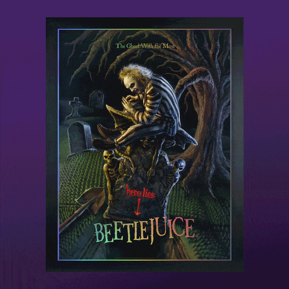 Beetlejuice: The Ghost With the Most (Movie Poster)