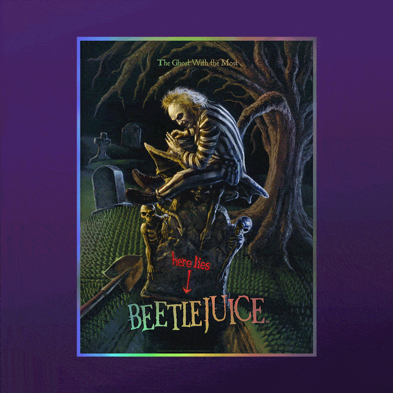 Beetlejuice: The Ghost With the Most (Movie Poster)