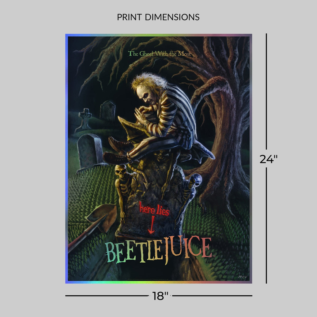 Beetlejuice: The Ghost With the Most (Movie Poster)