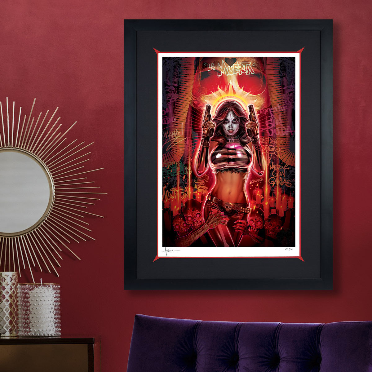 La Muerta: Día De Los Muertos Coffin Comics (Art Print)