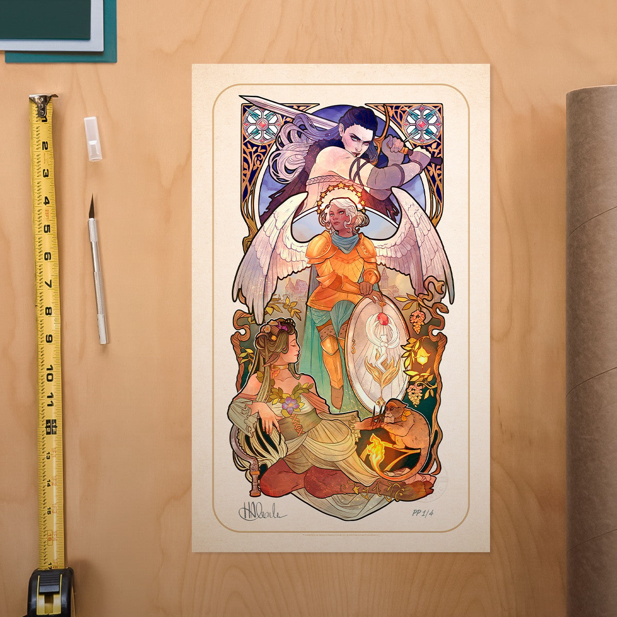 Critical Role 10th Anniversary: Matthew Mercer Essek Thelyss Allura Vysoren (Art Print)