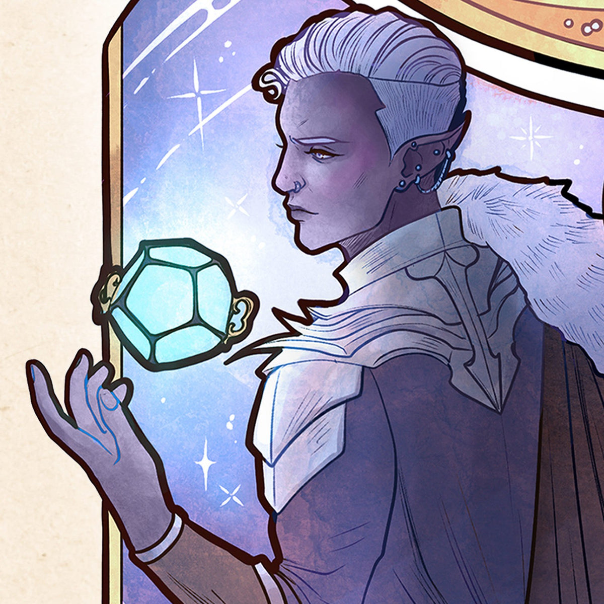 Critical Role 10th Anniversary: Matthew Mercer Essek Thelyss Allura Vysoren (Art Print)