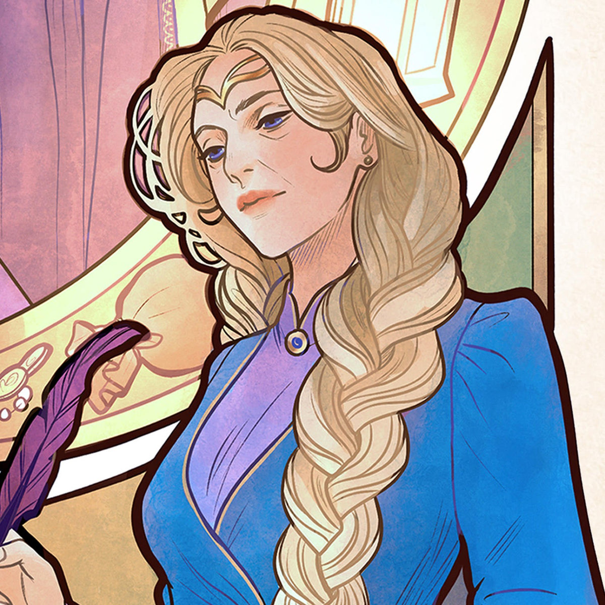 Critical Role 10th Anniversary: Matthew Mercer Essek Thelyss Allura Vysoren (Art Print)
