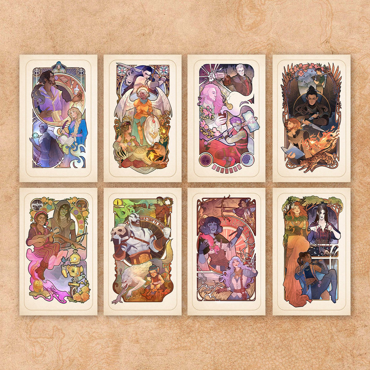 Critical Role 10th Anniversary: Matthew Mercer Essek Thelyss Allura Vysoren (Art Print)