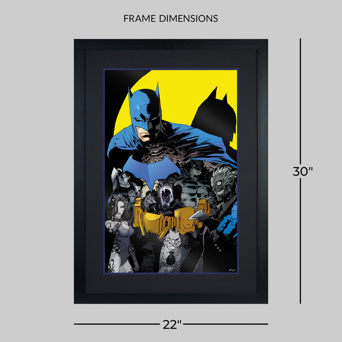 Batman #1 (High-Gloss Black Edition) DC (Art Print)