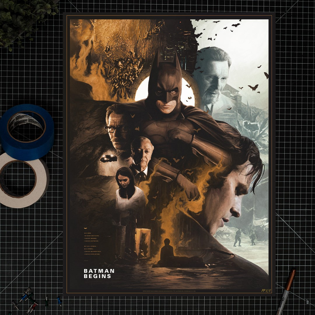 Batman Begins DC (Movie Poster)