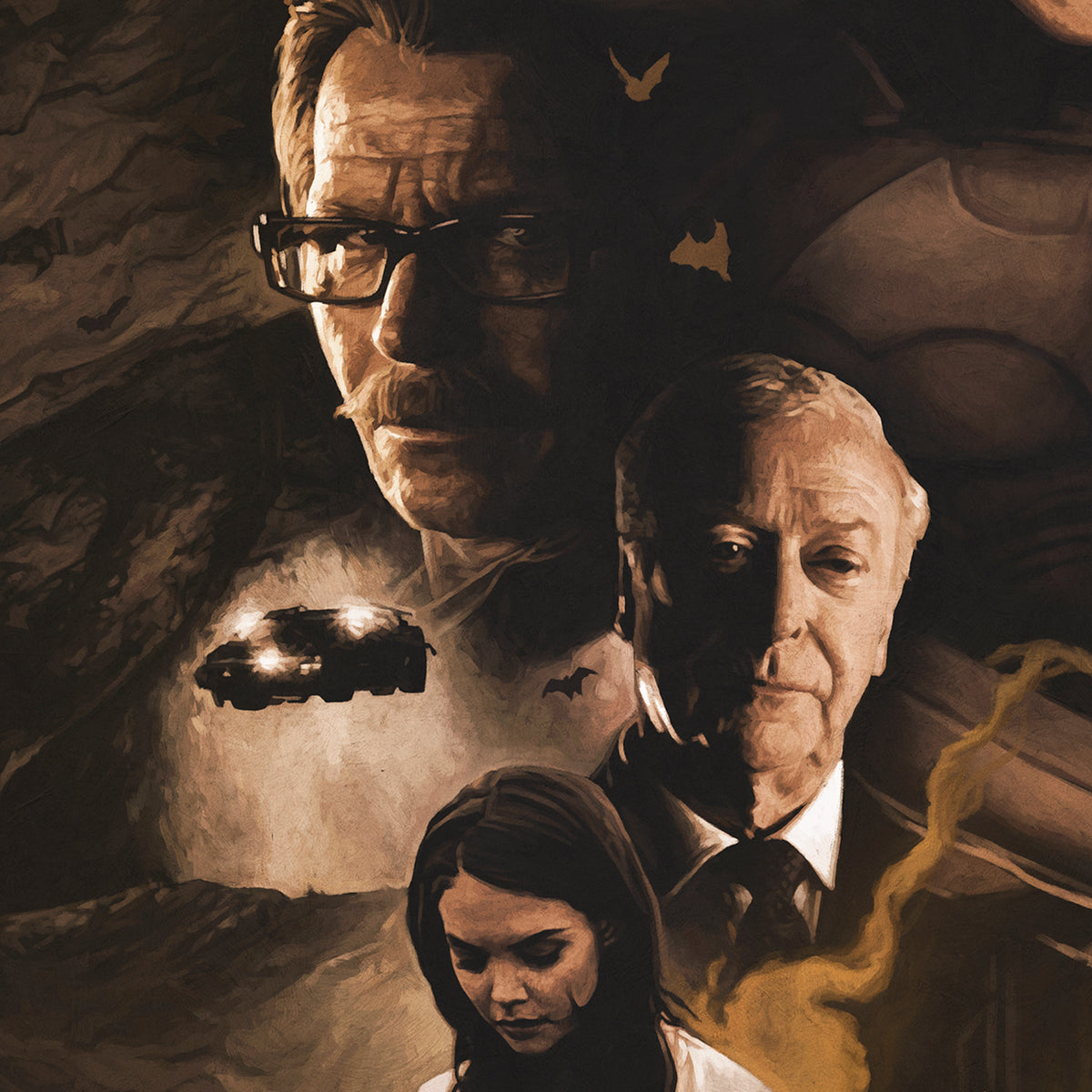 Batman Begins DC (Movie Poster)