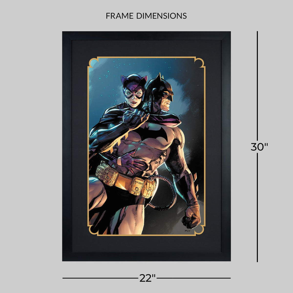 Batman & Catwoman DC (Art Print)