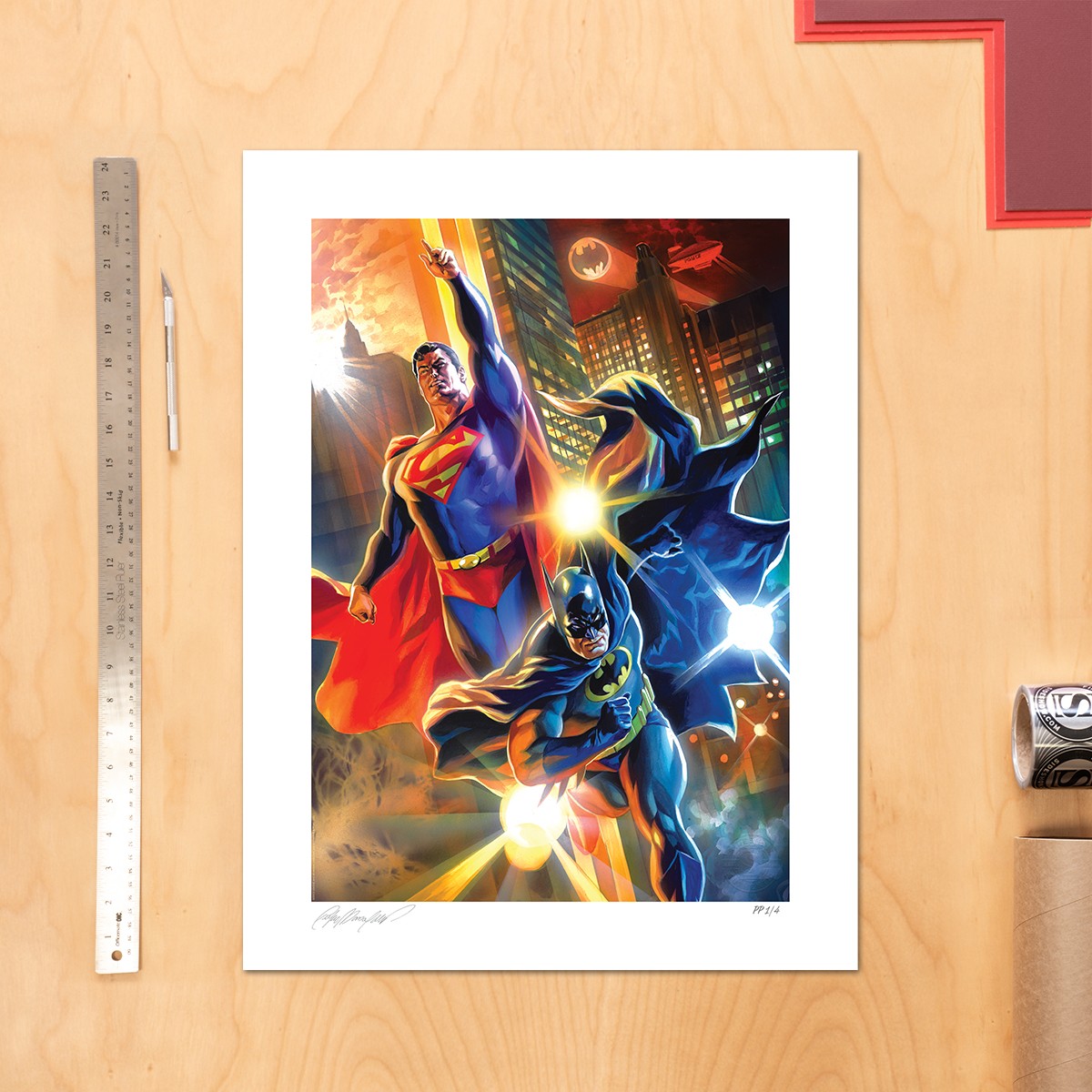Batman & Superman: World's Finest DC (Art Print)