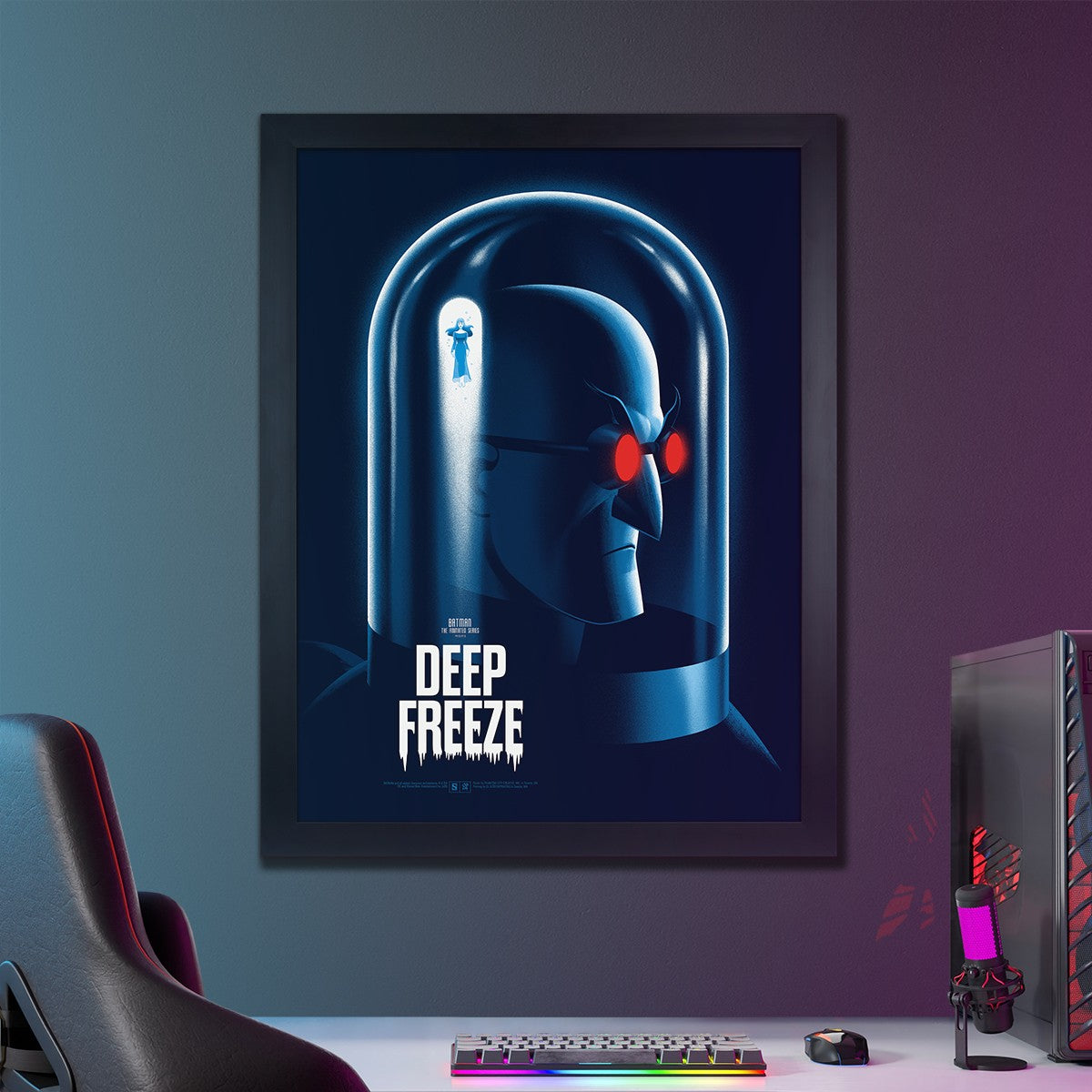 Batman The Animated Series: Deep Freeze DC Mr. Freeze (Art Print)