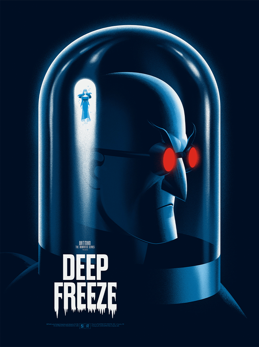 Batman The Animated Series: Deep Freeze DC Mr. Freeze (Art Print)
