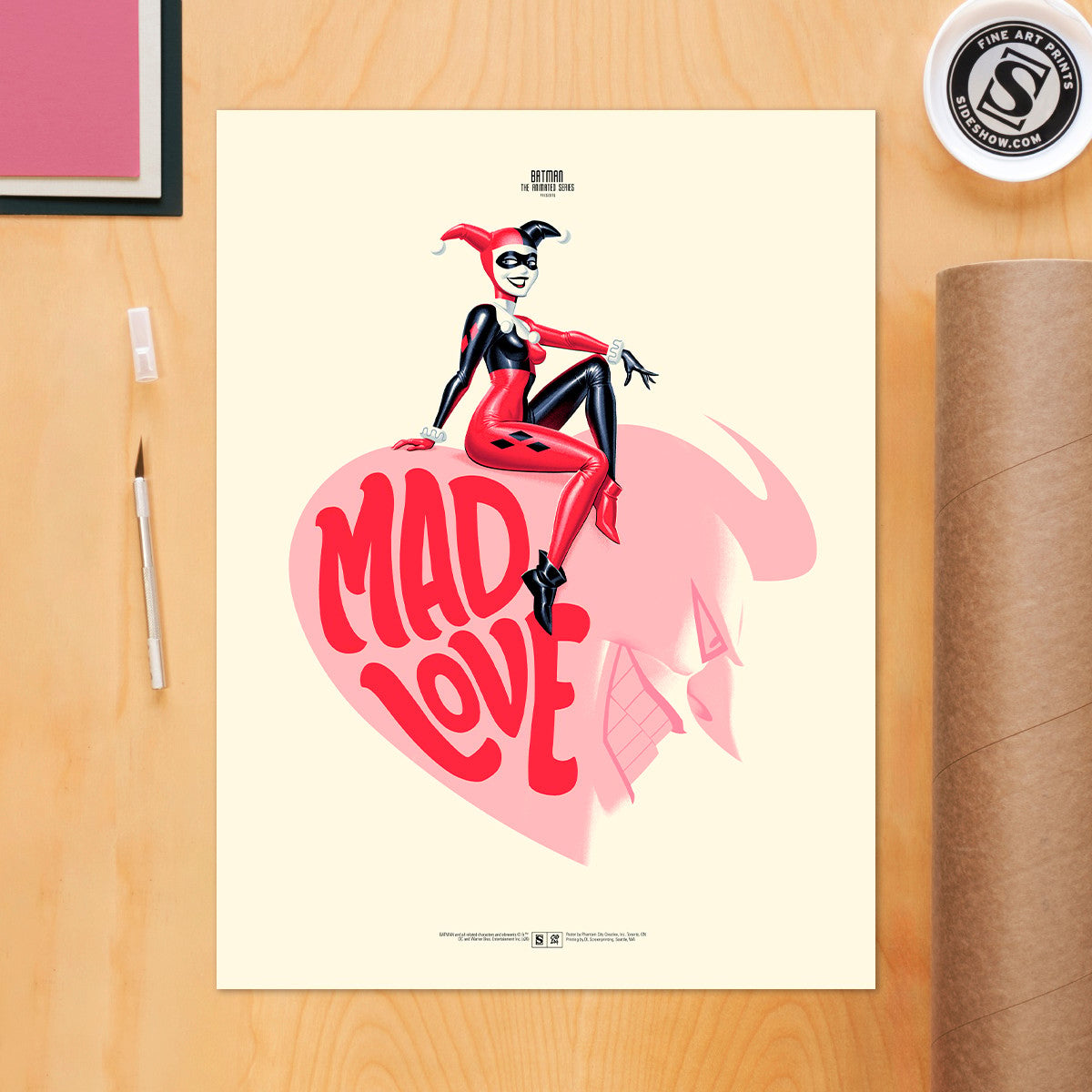 Batman The Animated Series: Mad Love DC Harley Quinn The Joker (Art Print)