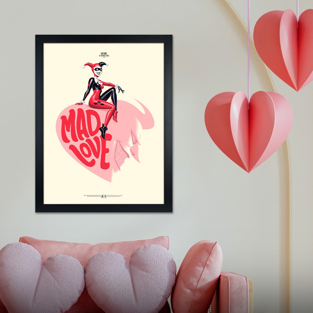 Batman The Animated Series: Mad Love DC Harley Quinn The Joker (Art Print)