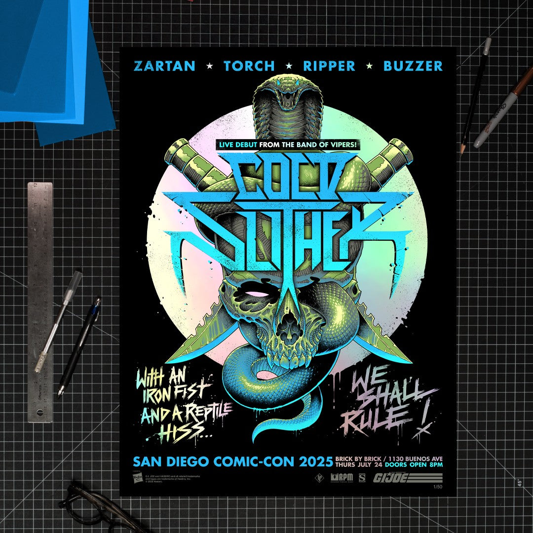 Cold Slither Swampfire Variant G.I. Joe (Art Print)