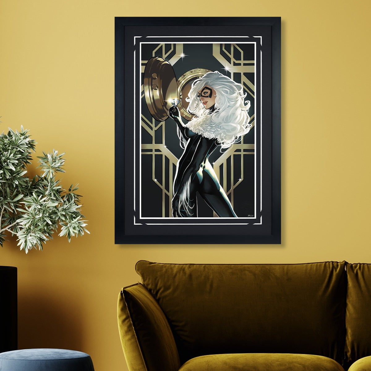 Black Cat Marvel (Art Print)