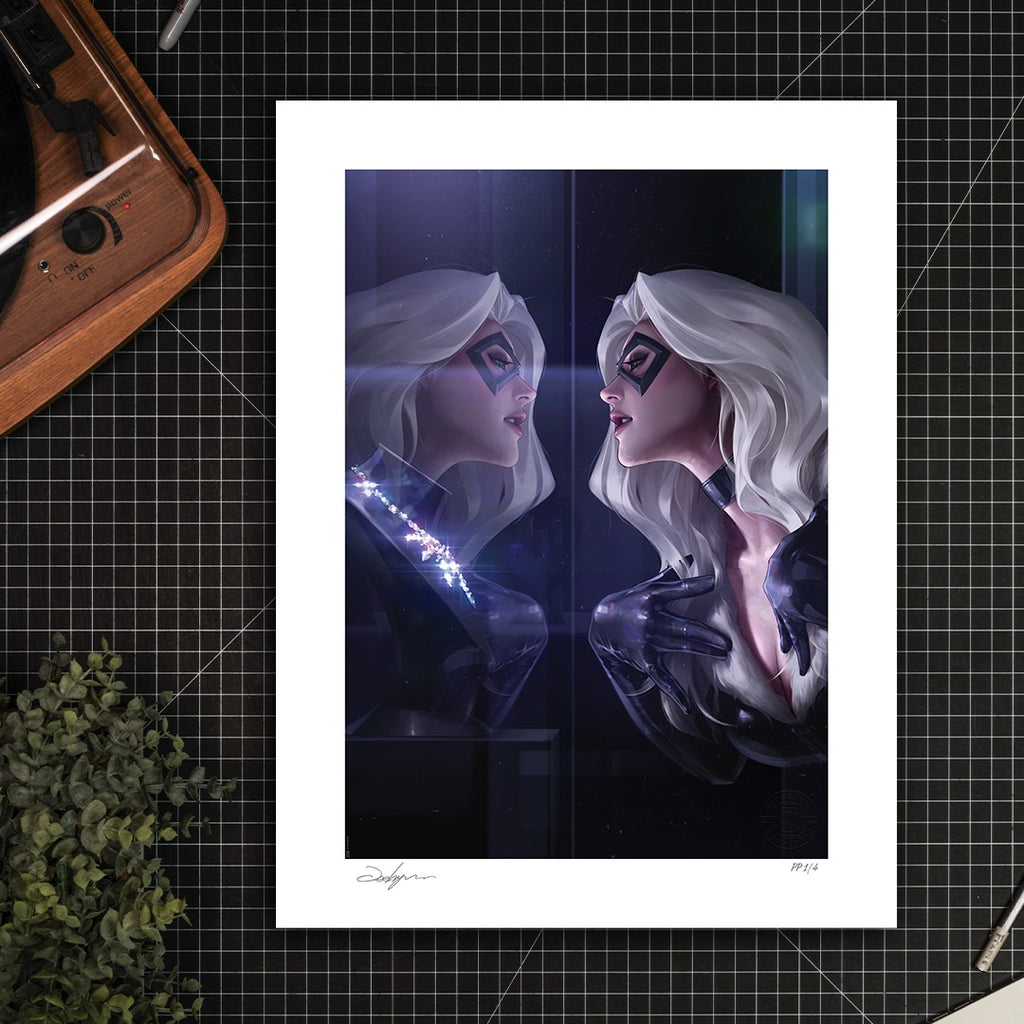 Black Cat Marvel (Art Print)