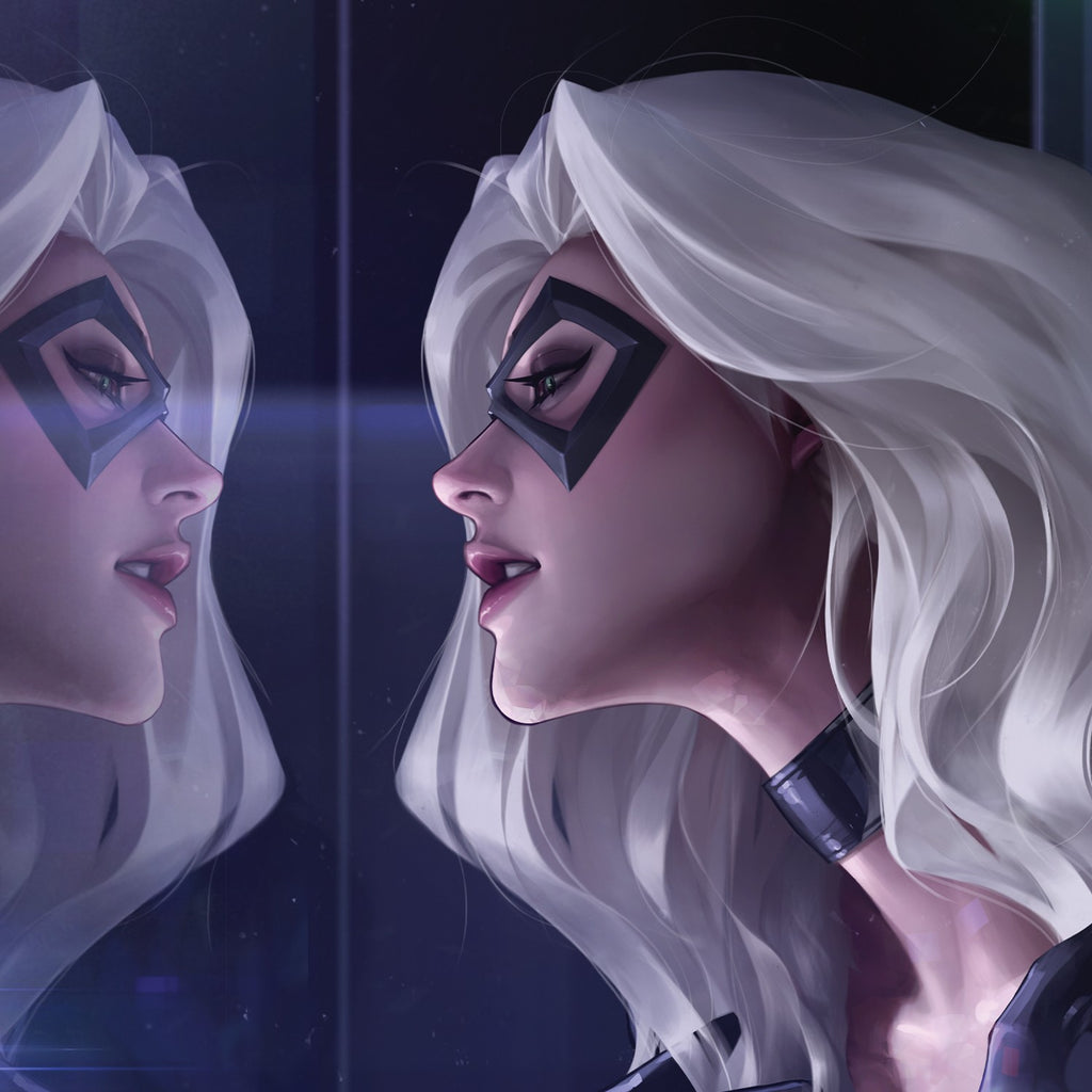 Black Cat Marvel (Art Print)