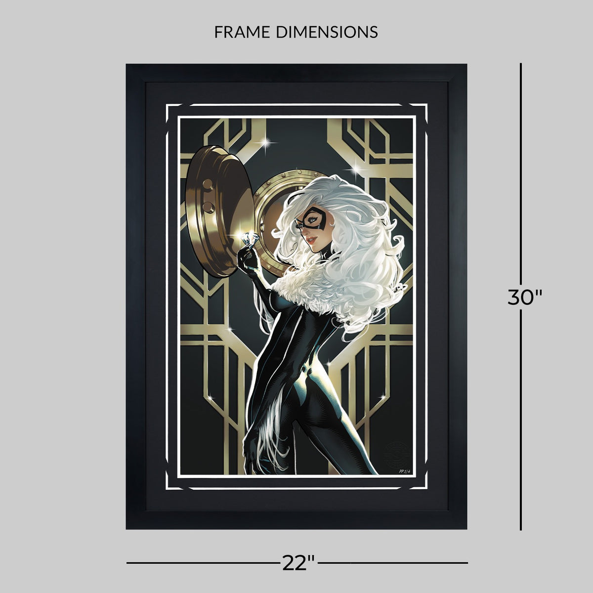 Black Cat Marvel (Art Print)