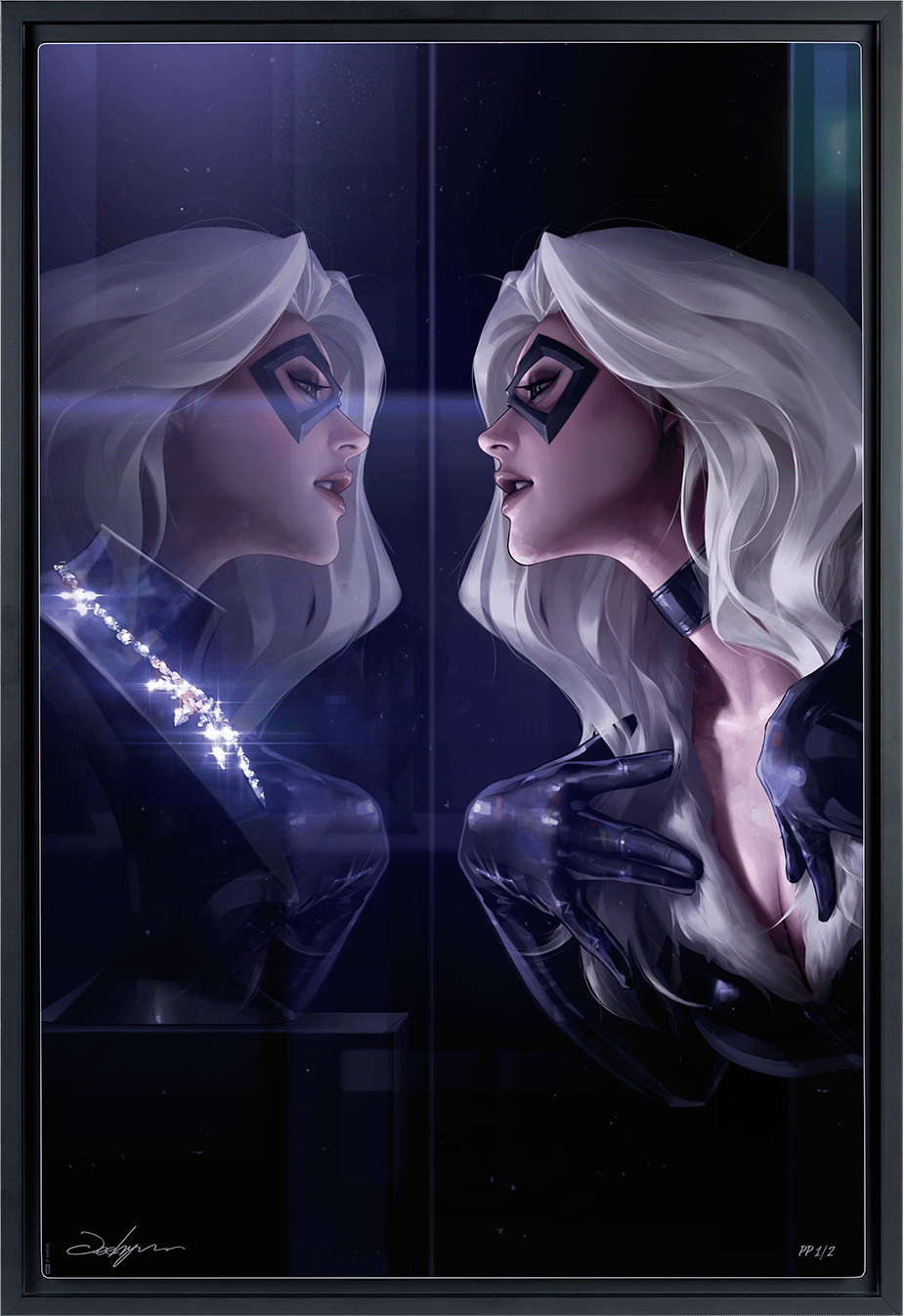 Black Cat Marvel (Art Print)