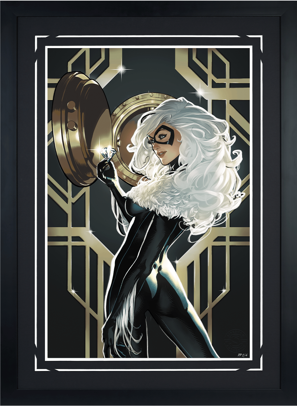 Black Cat Marvel (Art Print)