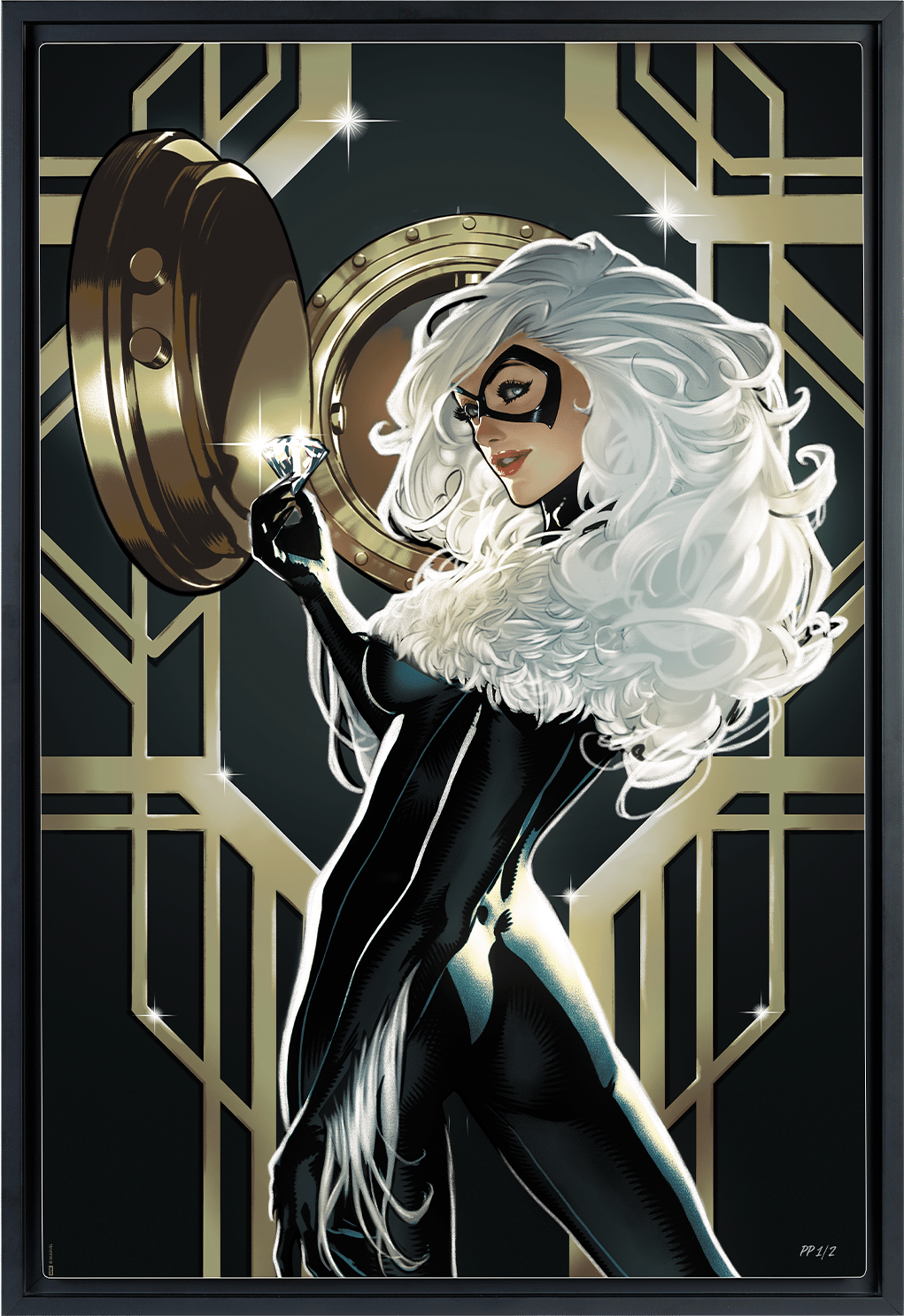 Black Cat Marvel (Art Print)
