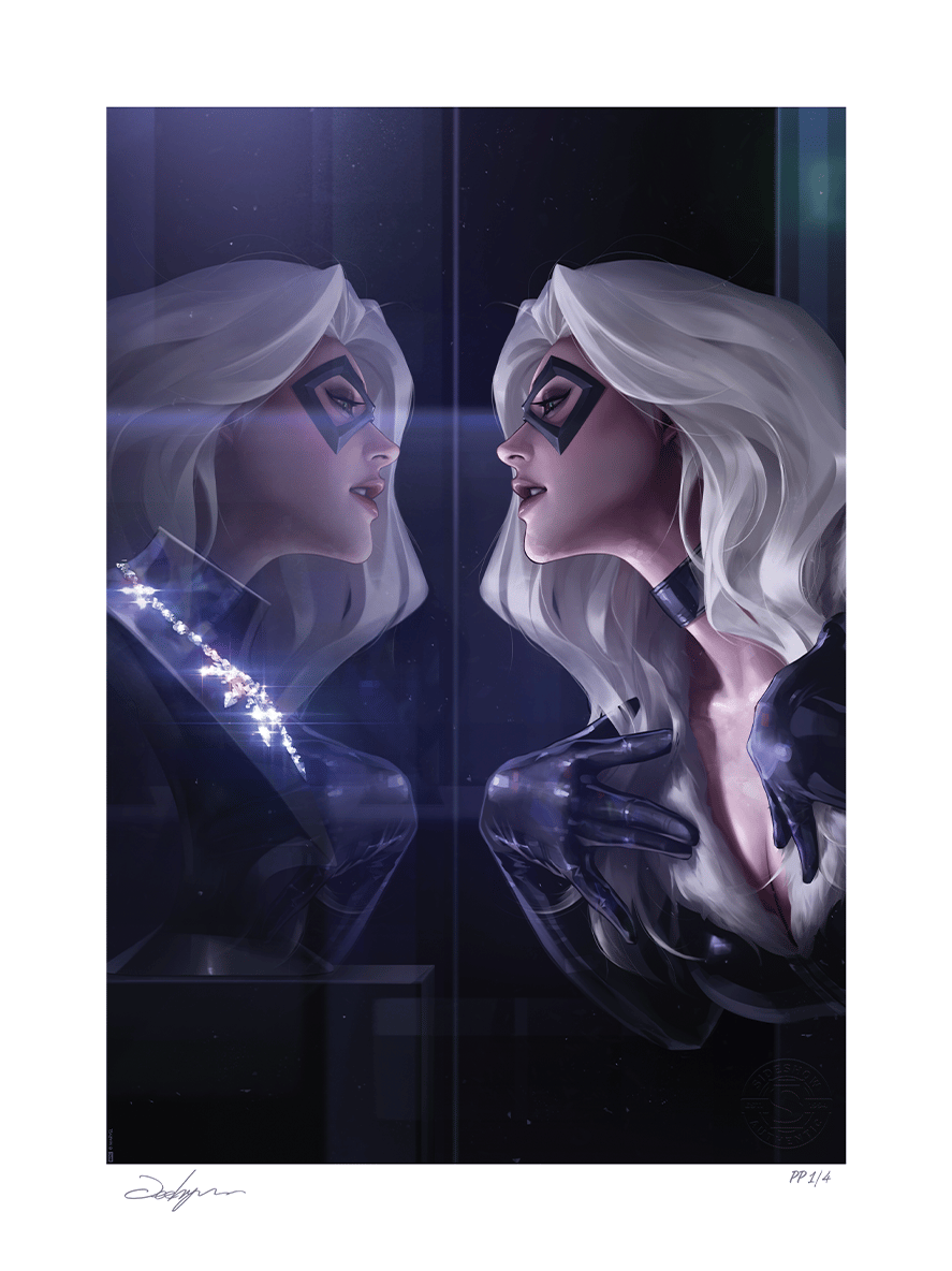 Black Cat Marvel (Art Print)