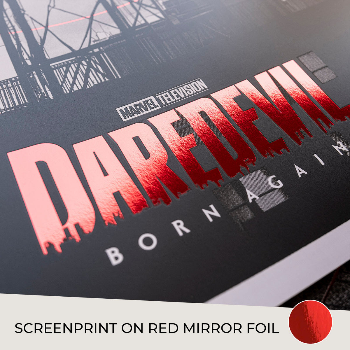 Daredevil: Born Again Screenprint Marvel (Art Print)