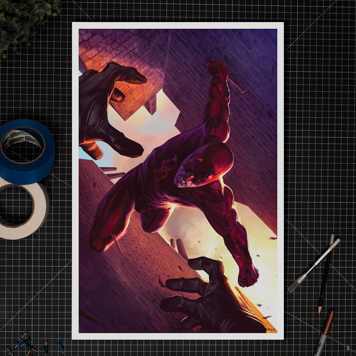 Daredevil: The Man Without Fear Marvel (Art Print)
