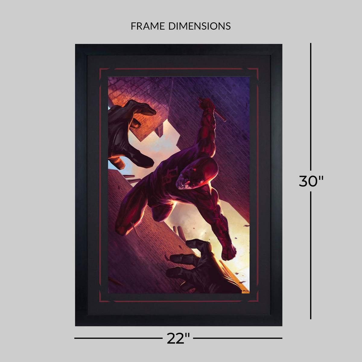 Daredevil: The Man Without Fear Marvel (Art Print)